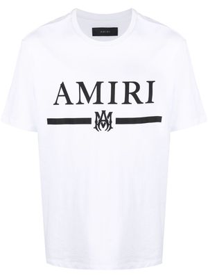 AMIRI logo-print short-sleeve T-shirt - White