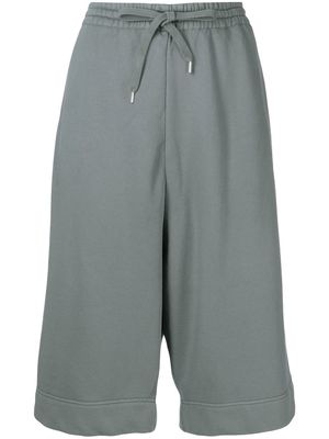 Nº21 knee-length drawstring track shorts - Grey