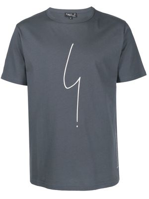 agnès b. graphic-print T-shirt - Grey