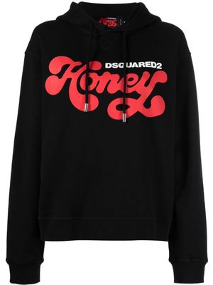 Dsquared2 Honey long-sleeve hoodie - Black