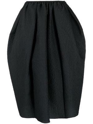 Cecilie Bahnsen mid-length full skirt - Black