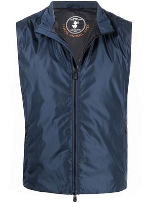 Save The Duck front zip gilet - Blue