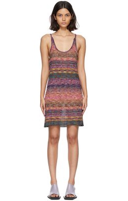 Marques Almeida Multicolor Viscose Mini Dress