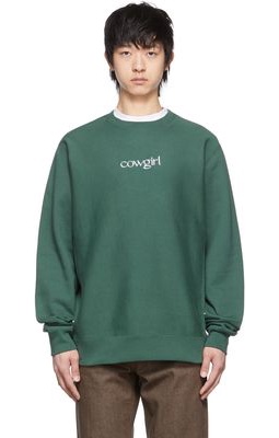 Cowgirl Blue Co Green Cotton Sweatshirt