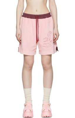 Bernhard Willhelm Pink Cotton Shorts