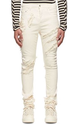 Rick Owens Drkshdw Off-White Detroit Slim Jeans