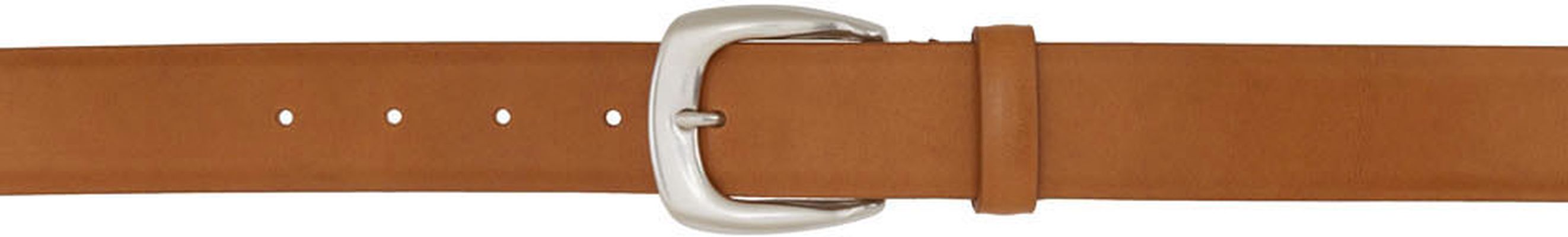 Maison Margiela Tan Leather Belt