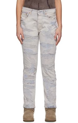 NotSoNormal Blue Distressed Jeans