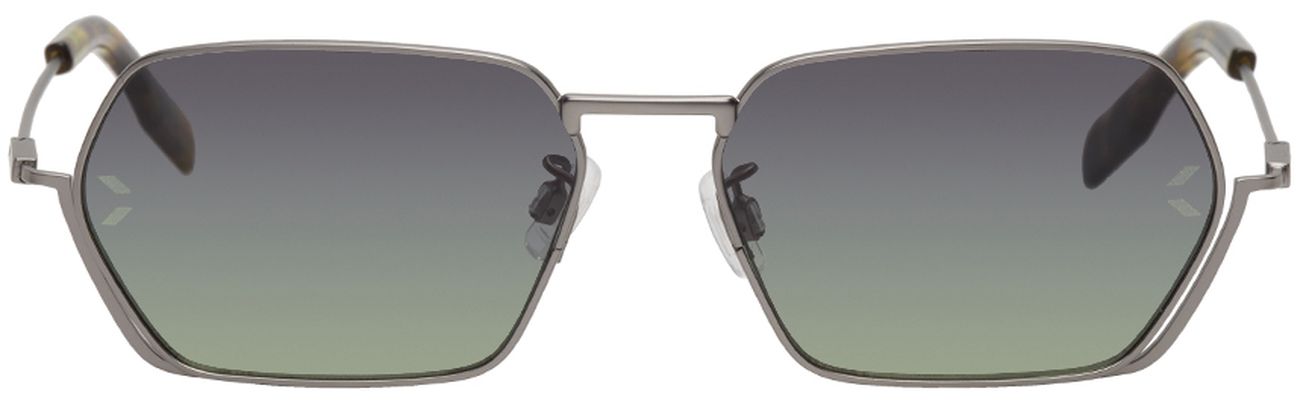 MCQ Silver Metal Sunglasses