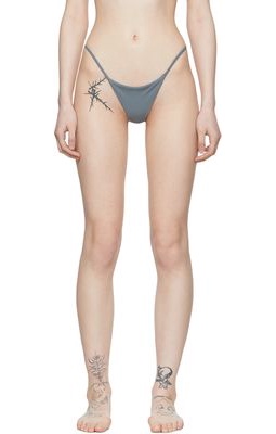 DU CIEL SSENSE Exclusive Grey Classis Bikini Bottom