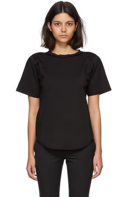 Elena Velez SSENSE Exclusive Black Nylon T-Shirt