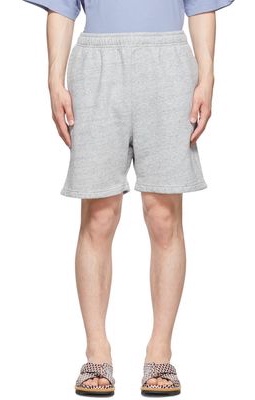 Acne Studios Grey Polyester Shorts