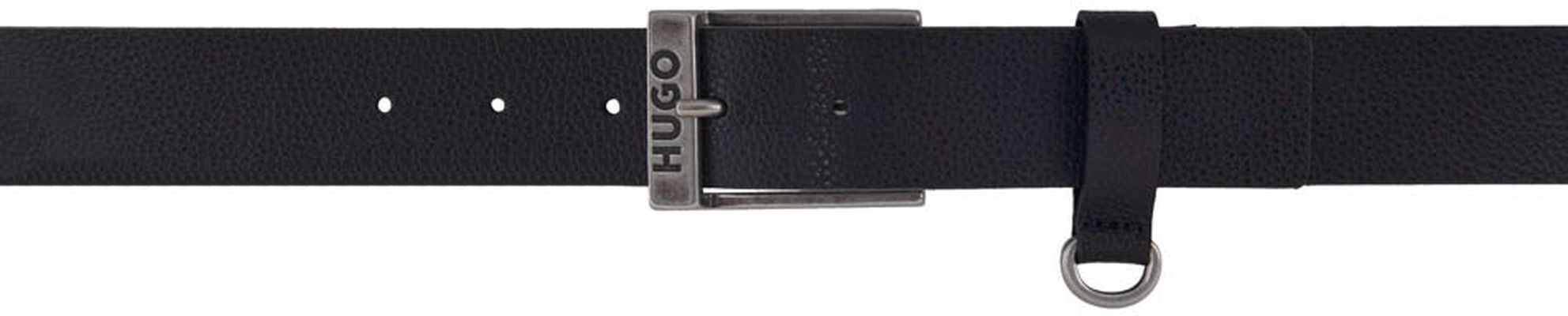 Hugo Black Leather Belt