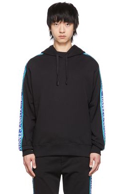 Versace Jeans Couture Black Cotton Hoodie