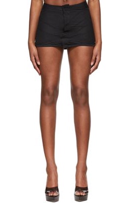 Sia Arnika SSENSE Exclusive Black Mini Skirt