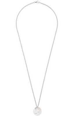 IN GOLD WE TRUST PARIS Silver Coin Necklace