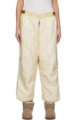NotSoNormal Yellow Polyester Trousers