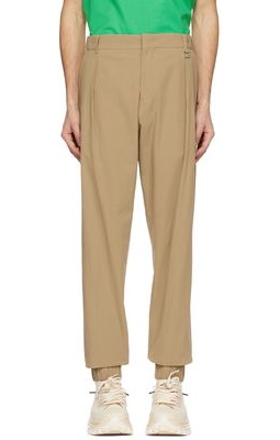 Wooyoungmi Beige Cotton Trousers