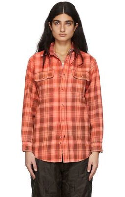 NotSoNormal Red Cotton Shirt