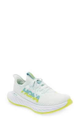 HOKA ONE ONE Carbon X 3 Running Shoe in Billowing Sail /Evening Rose