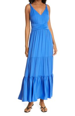 KOBI HALPERIN Remy Sleeveless Maxi Dress in Ocean Blue