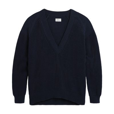 Cotton V-Neck Sweater