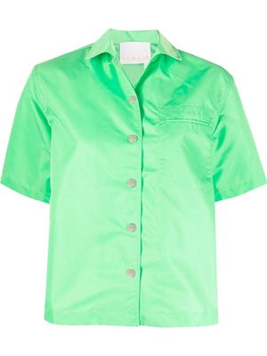 REMAIN button-up short-sleeved shirt - Green