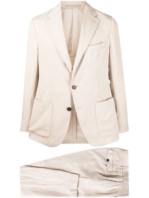 Eleventy single-breasted two-piece suit - Neutrals