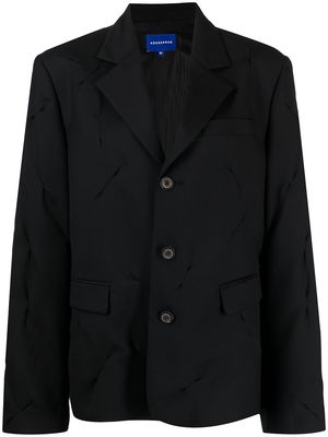 Ader Error distressed oversized blazer - Black