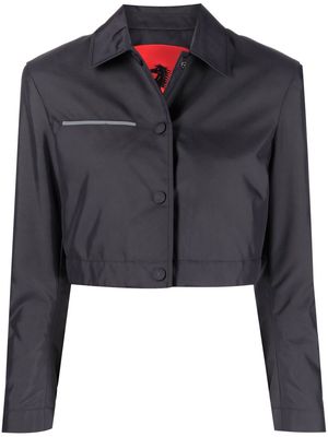 Ferrari water-resistant cropped jacket - Grey