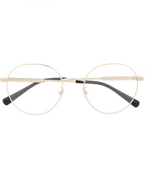 Michael Kors round-frame glasses - Gold