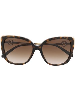Michael Kors East Hampton square-frame sunglasses - Brown