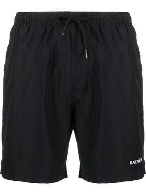 Daily Paper logo-print swim shorts - Black