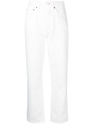 Won Hundred cropped straight-leg jeans - White