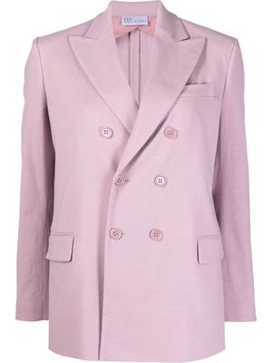 RED Valentino double-breasted button-fastening blazer - Pink