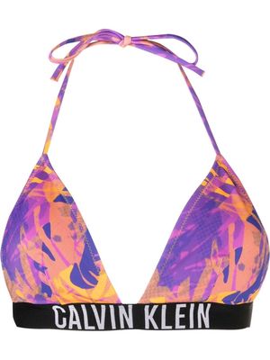 Calvin Klein Intense Power triangle bikini top - Purple