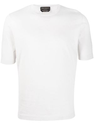 Dell'oglio fine-knit cotton T-shirt - Grey