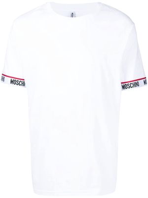 Moschino logo-tape T-shirt - White