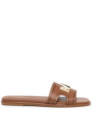 Michael Kors logo-embellished Kippy sandals - Brown
