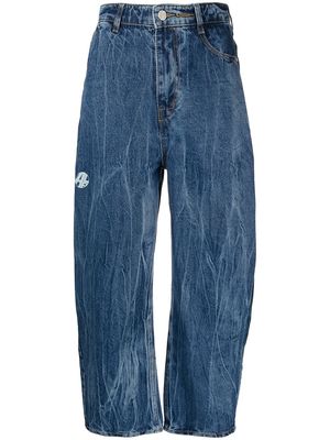 Ader Error washed wide jeans - Blue