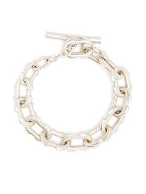 Parts of Four Deco Link Toggle chain bracelet - Silver