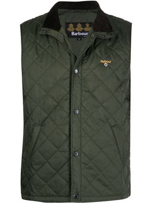 Barbour logo quilted gilet - Green