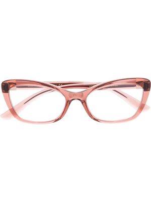 Dolce & Gabbana Eyewear cat-eye frame glasses - Pink