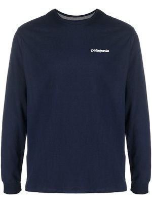 Patagonia P-6 long-sleeved T-shirt - Blue