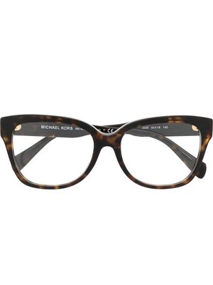 Michael Kors Palawan square-frame glasses - Brown