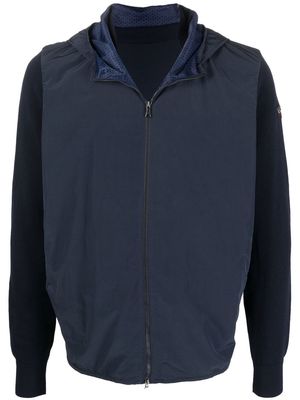 Paul & Shark hybrid hooded jacket - Blue