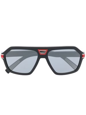 Dolce & Gabbana Eyewear Sporty navigator-frame sunglasses - Black