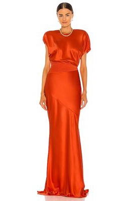 Zhivago Bond Gown in Orange