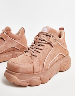 Buffalo CLD Corin low platform sneakers in rose-Pink