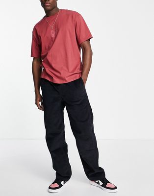Levi's Skateboarding Quick Release pants in anthracite black with drawstring